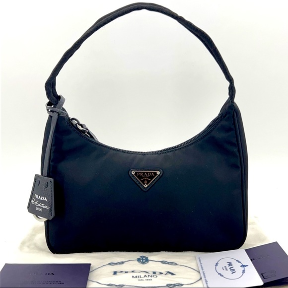 Prada Handbags - Prada Nylon Re-Edition 2000 Zip Shoulder Bag
